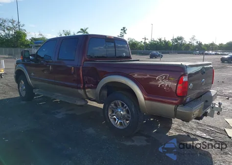 2011 Ford F-250 Lariat z USA, uszkodzony, nr VIN 1FT7W2BT9BEA83577